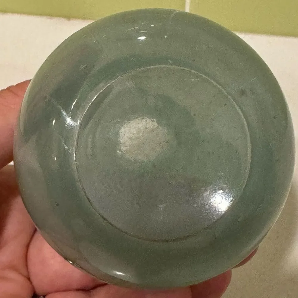 Light Blue Glass Vase — Decorative Home Accent / Flower Vase